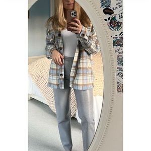 Apricot lane plaid jacket
